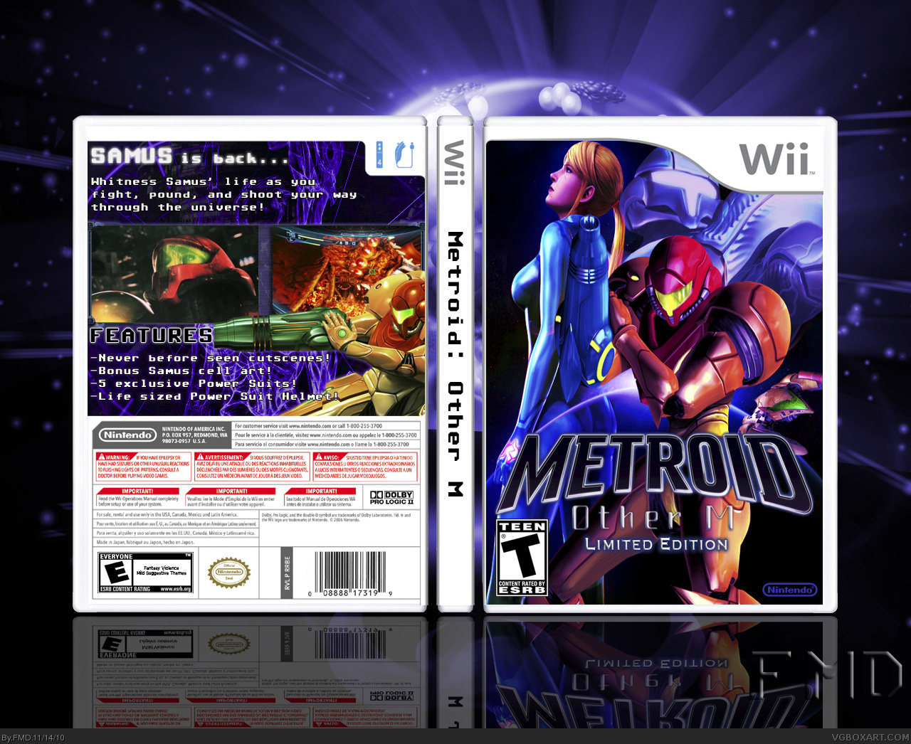 Metroid: Other M Limited Edition box cover