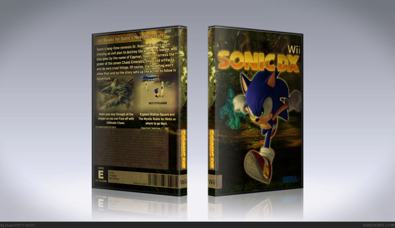 Sonic DX box cover