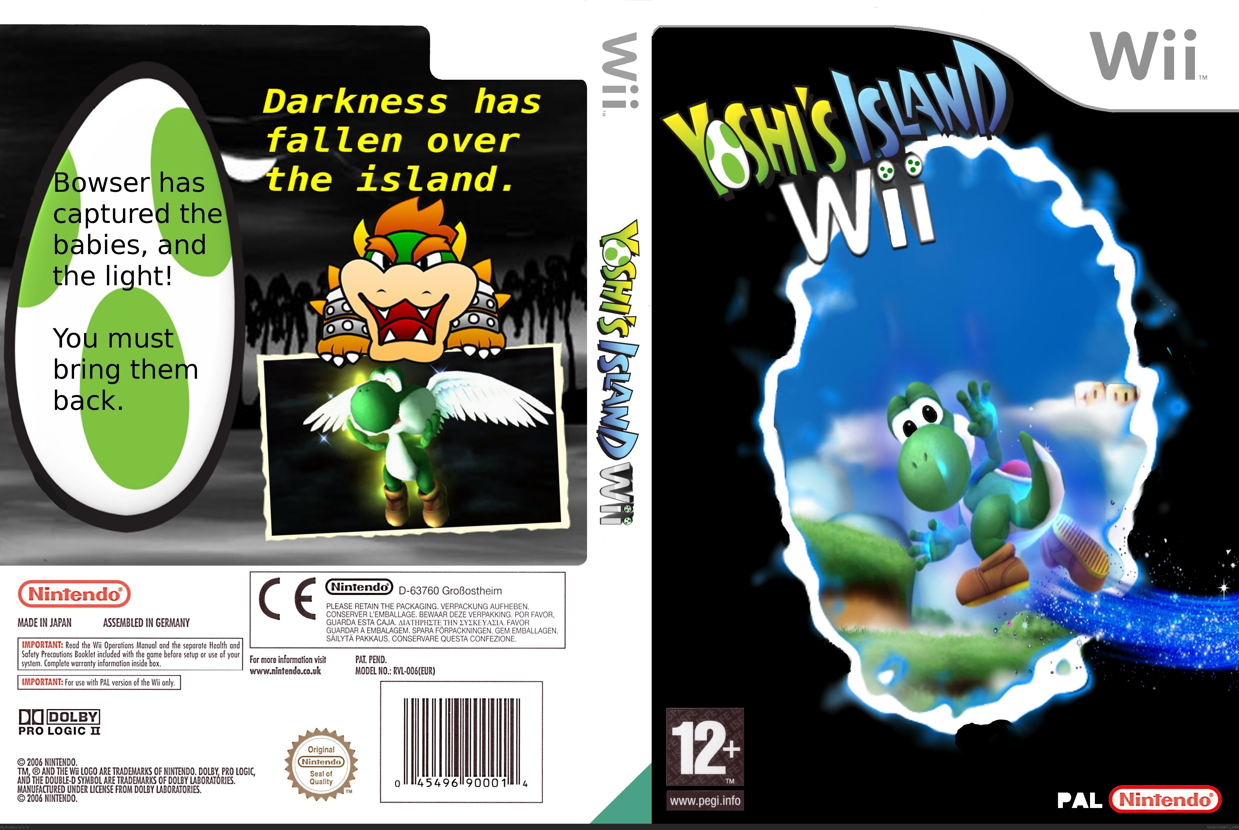 Yoshi's Island Wii box cover