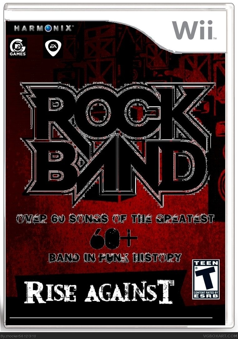 Rock Band: Rise Against box cover
