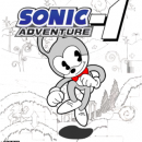 Sonic Adventure -1 Box Art Cover