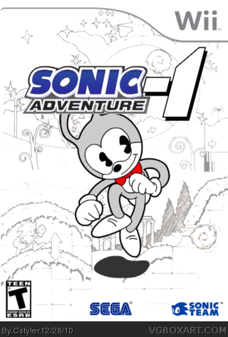 Sonic Adventure -1 box cover