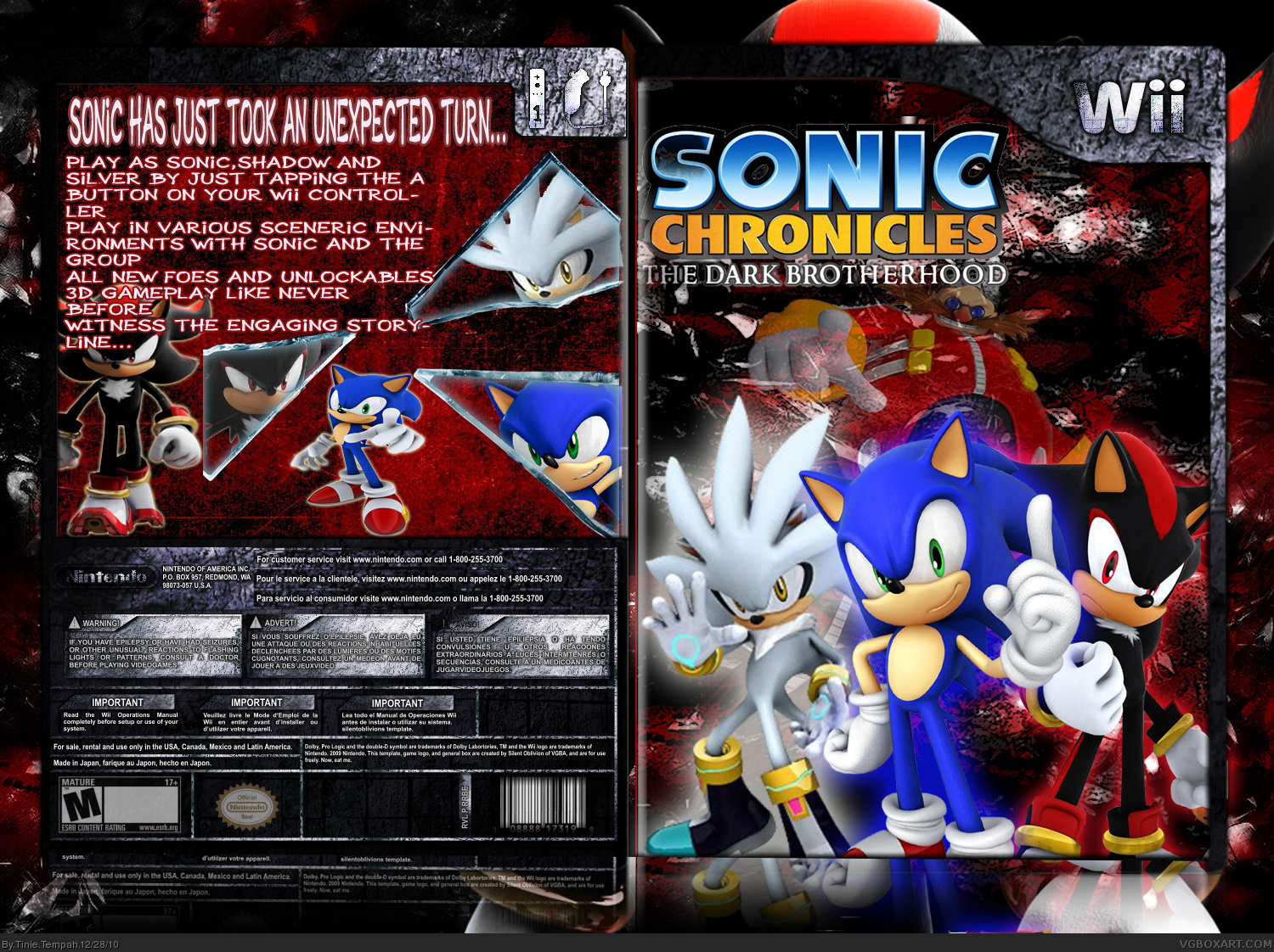 Sonic Chronicles - The Dark Brotherhood box cover