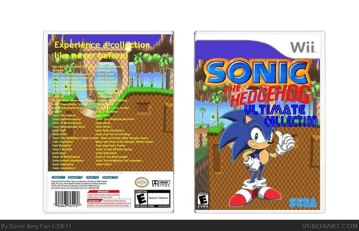 Sonic The Hedgehog Ultimate Collection box art cover