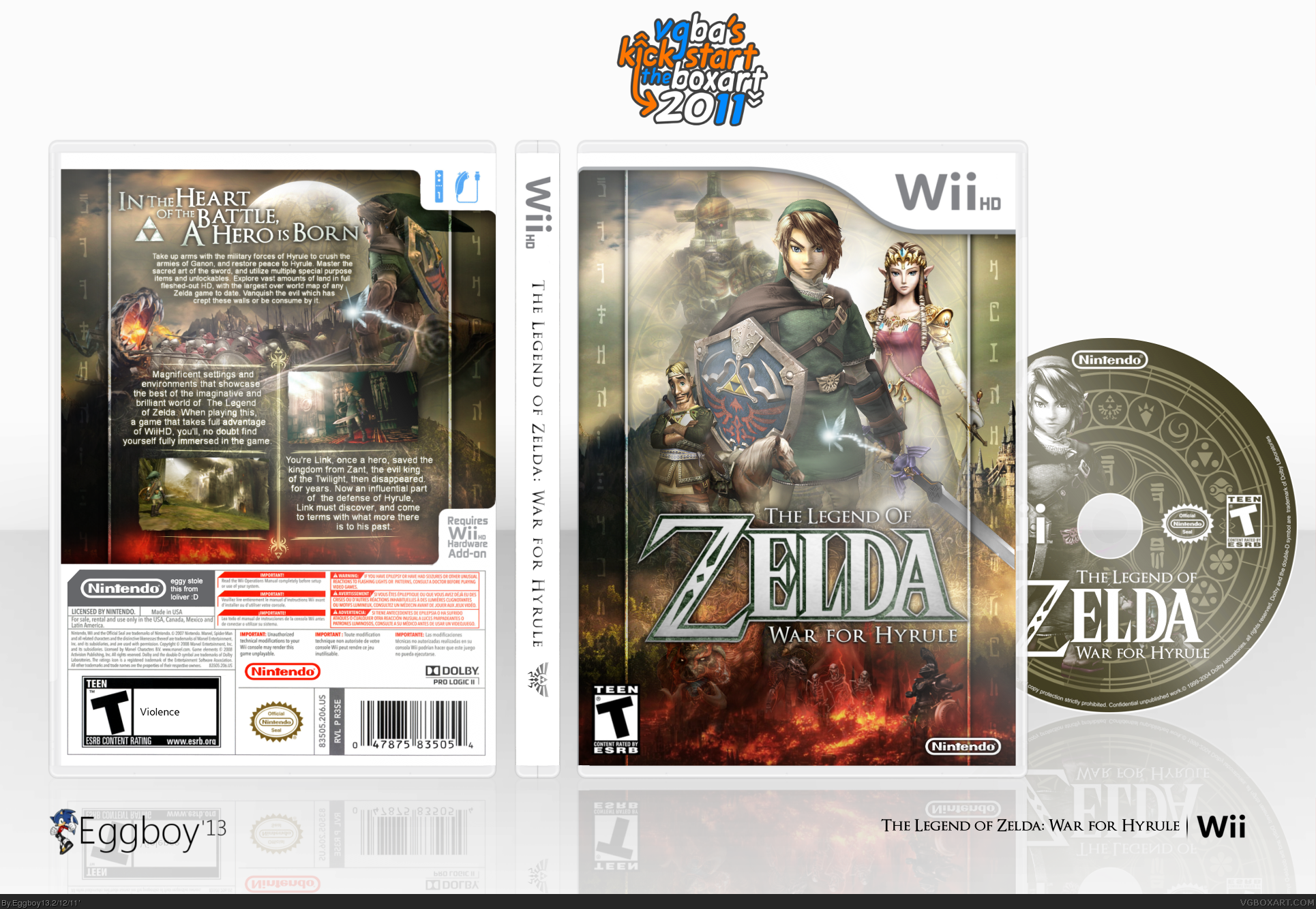 The Legend of Zelda: War for Hyrule box cover