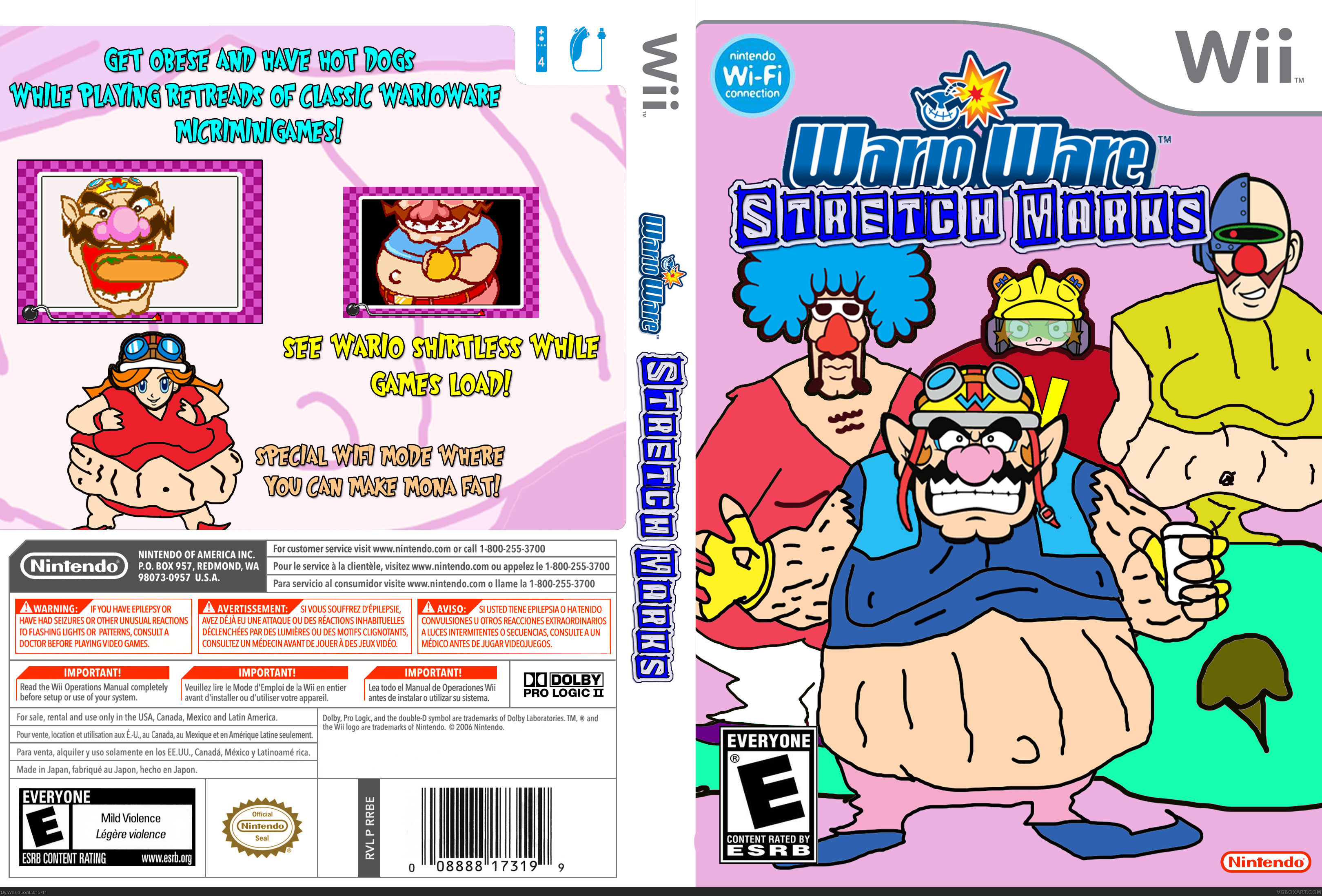 WarioWare: Stretch Marks box cover