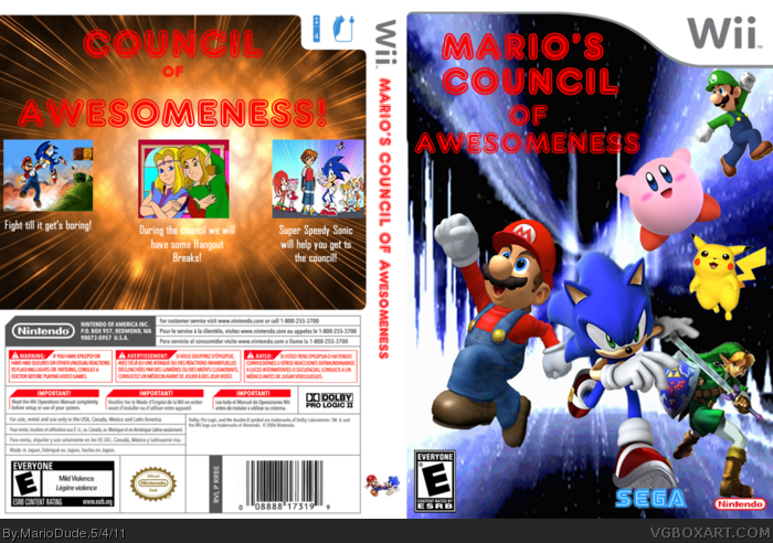 Mario's Council of Awesomeness box art cover