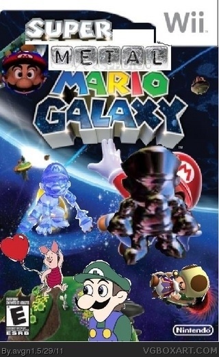Super Metal Mario Galaxy box cover