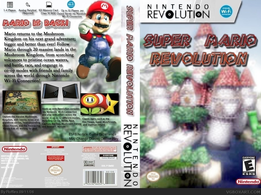 Super Mario Revolution box cover
