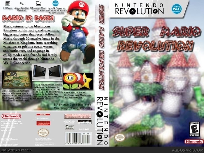 Super Mario Revolution box art cover