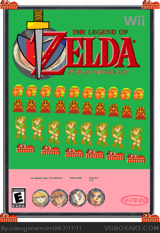 Tha legend of Zelda 25# Anniversary(GAME IN) box art cover