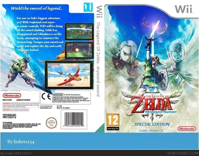 The Legend of Zelda: Skyward Sword Special Edition box art cover