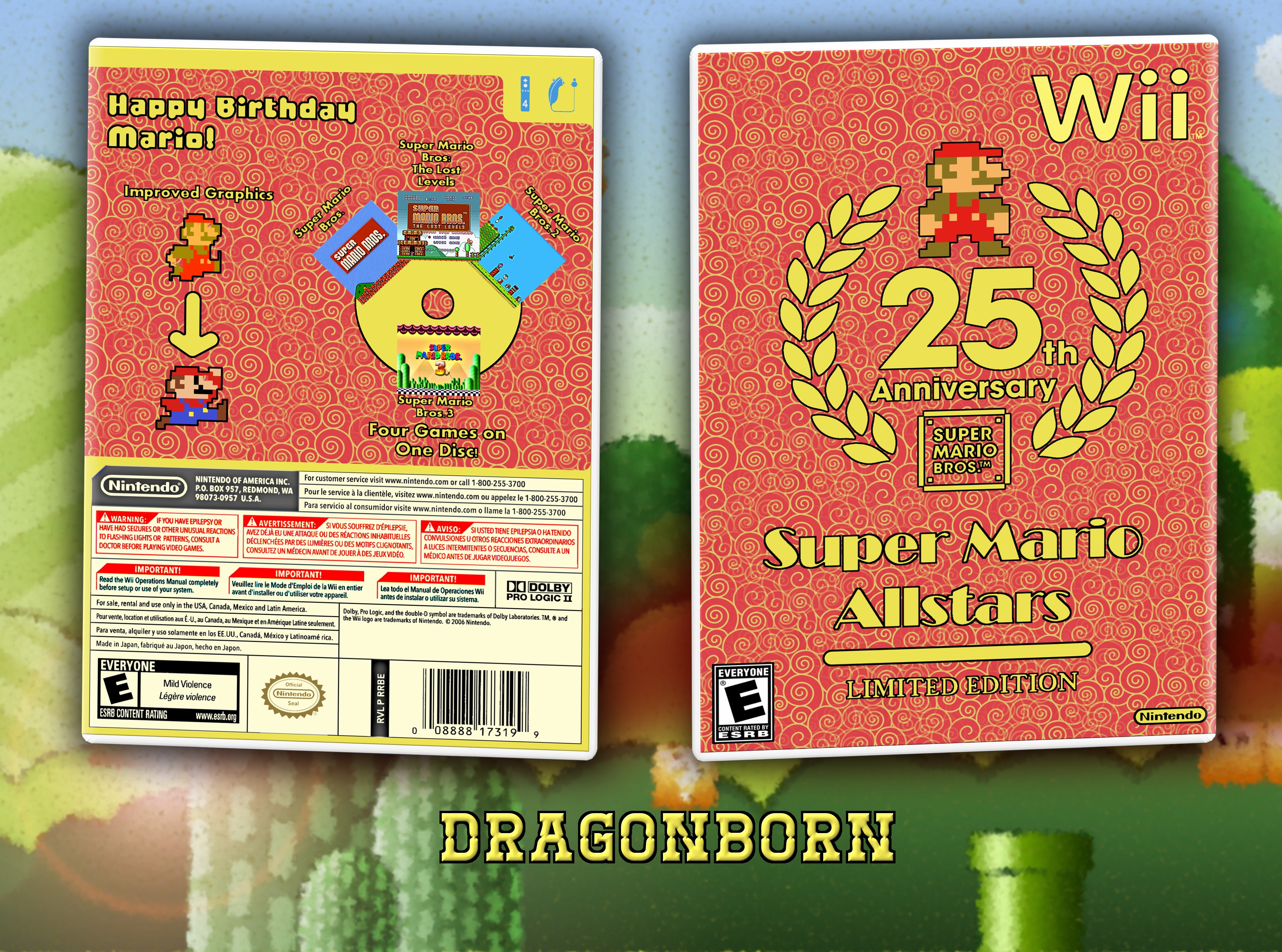 Super Mario Allstars 25th Aniversary Edition box cover
