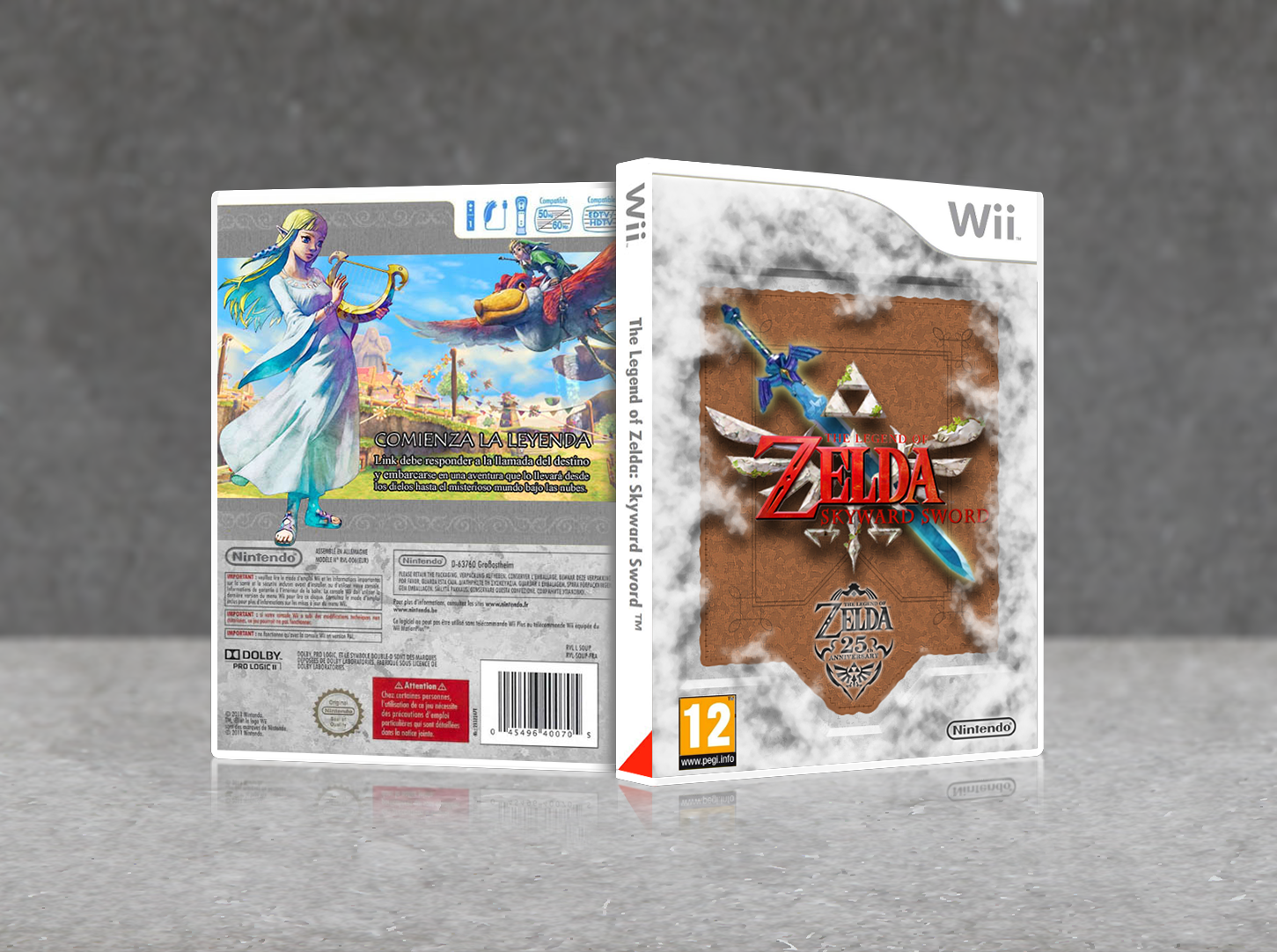 The legend of Zelda Skyward Sword- Stone City box cover