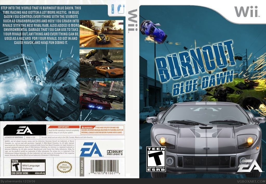 Burnout : Blue Dawn box cover