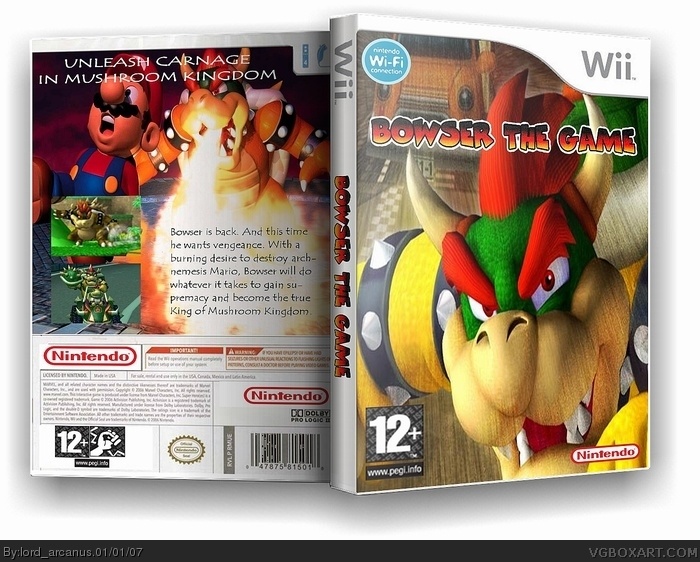 Bowser: The Game box cover