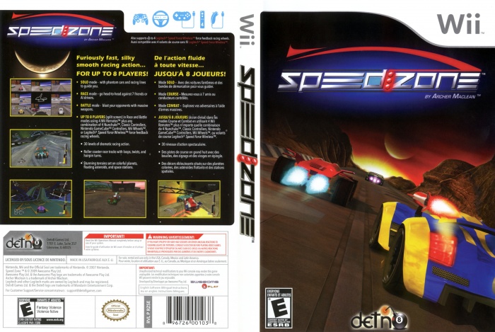 Speedzone box art cover