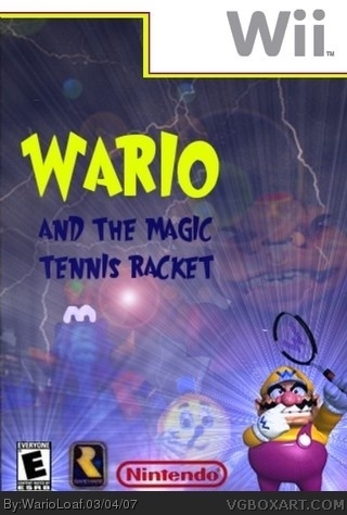 Wario and the Magic Tennis Racket box cover