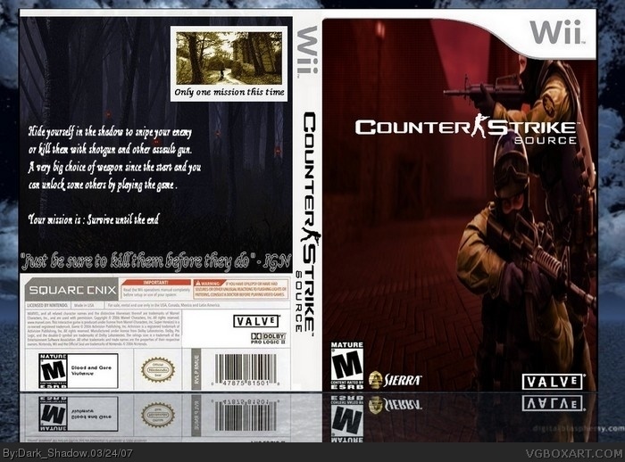 Counter Strike source box art cover