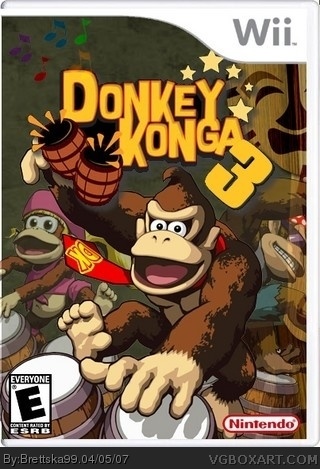 Donkey Konga 3 box cover