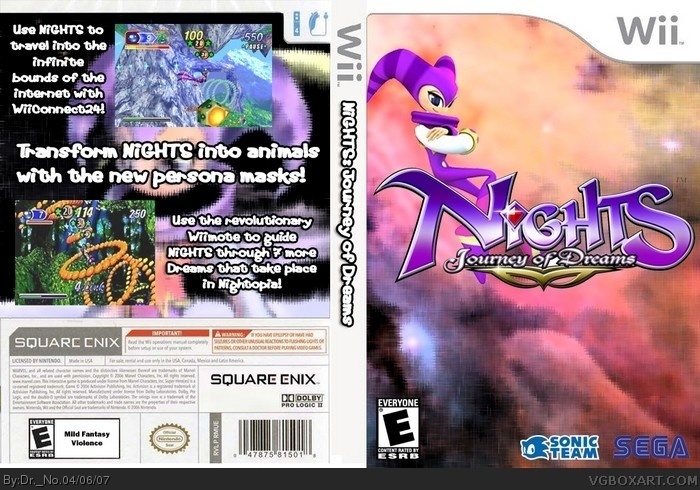 Nights: Journey Of Dreams box art cover