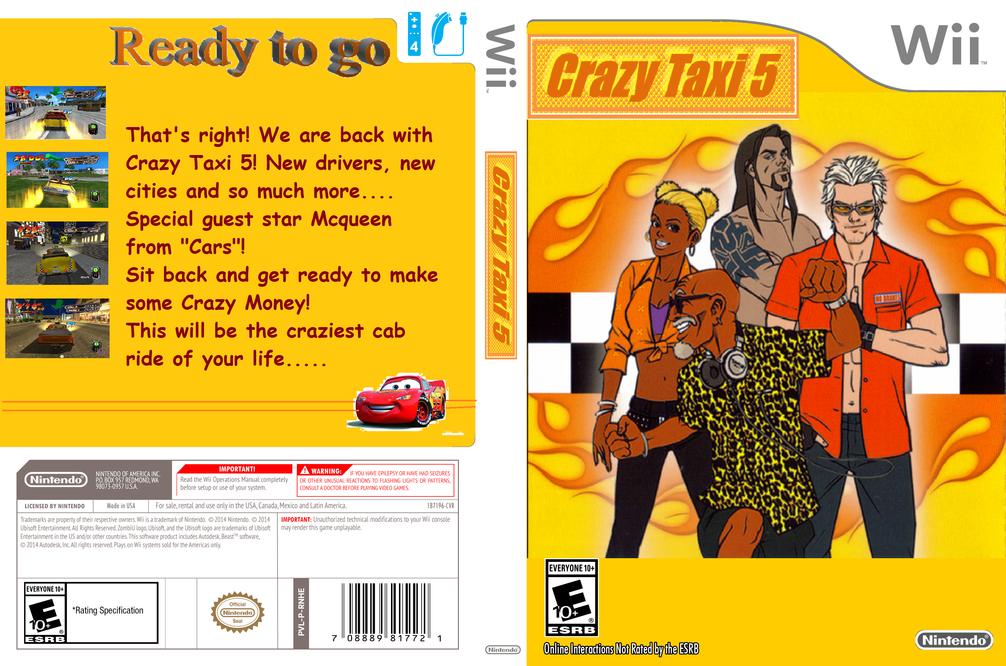 Crazy Taxi 5 box cover