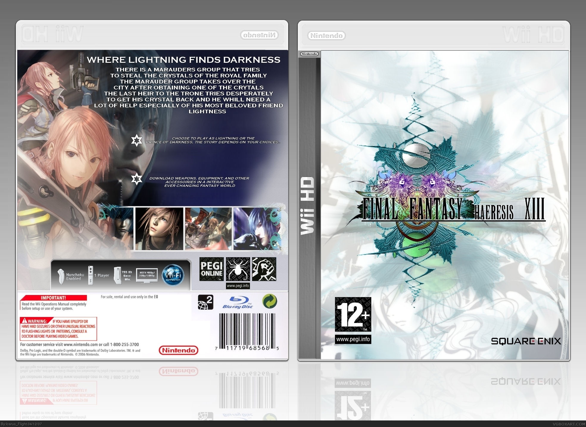 Final Fantasy Haeresis XIII box cover
