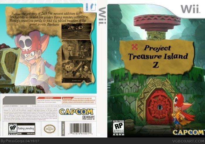 Project Treasure Island Z box art cover