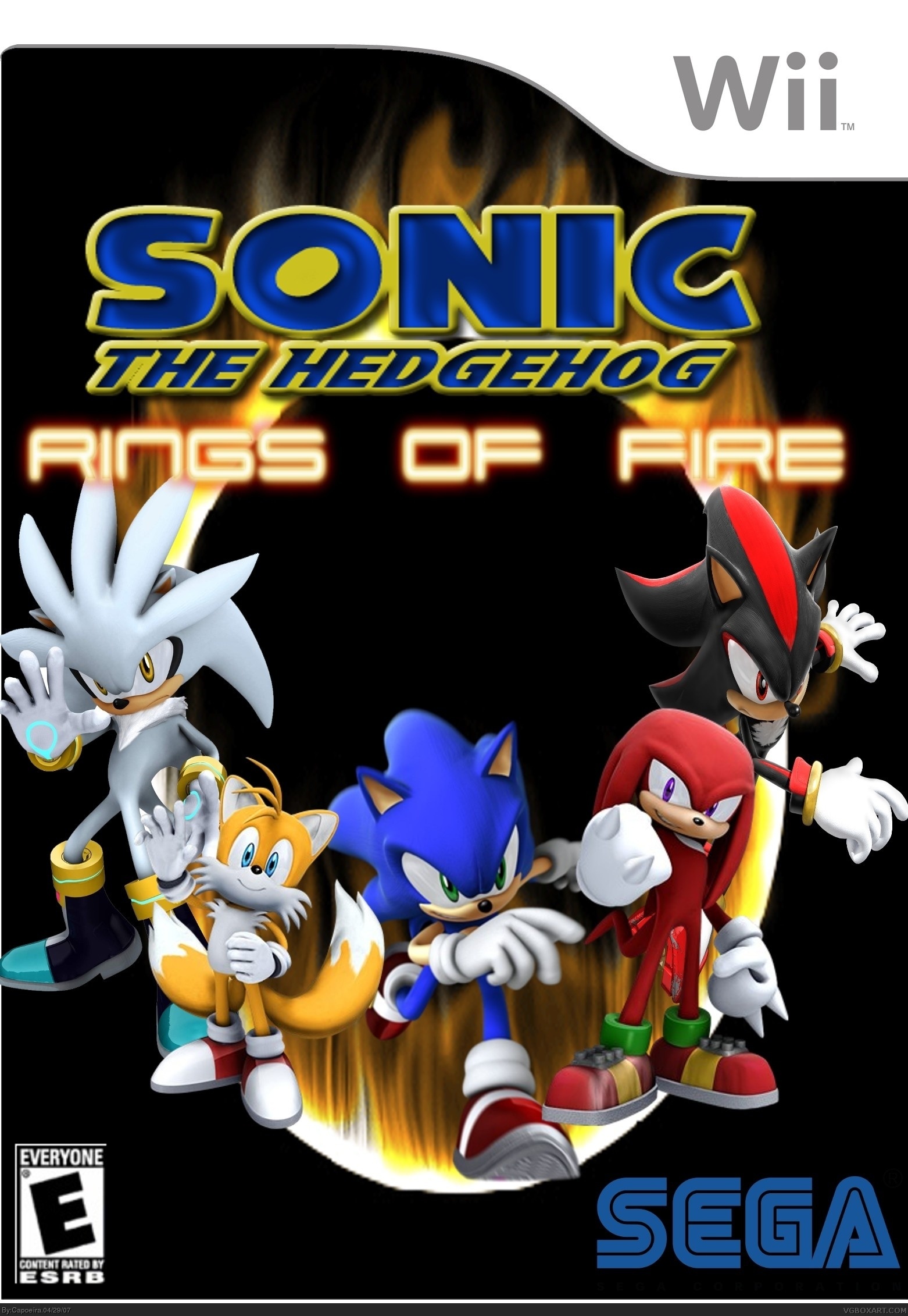 Sonic: Rings Of Fire box cover