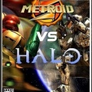 Metroid vs Halo Box Art Cover