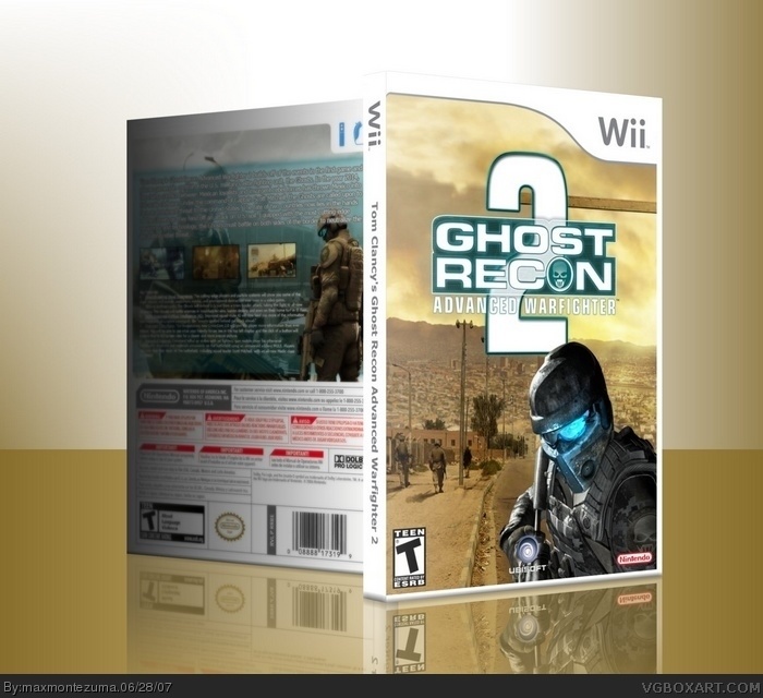 Tom Clancy's Ghost Recon Advanced Warfighter 2 box art cover