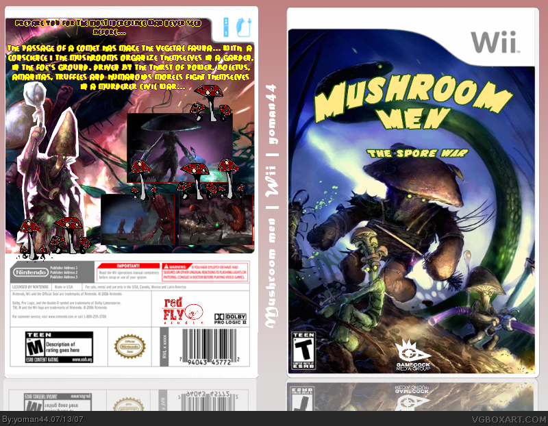 Mushroom Men: The Spore War box cover
