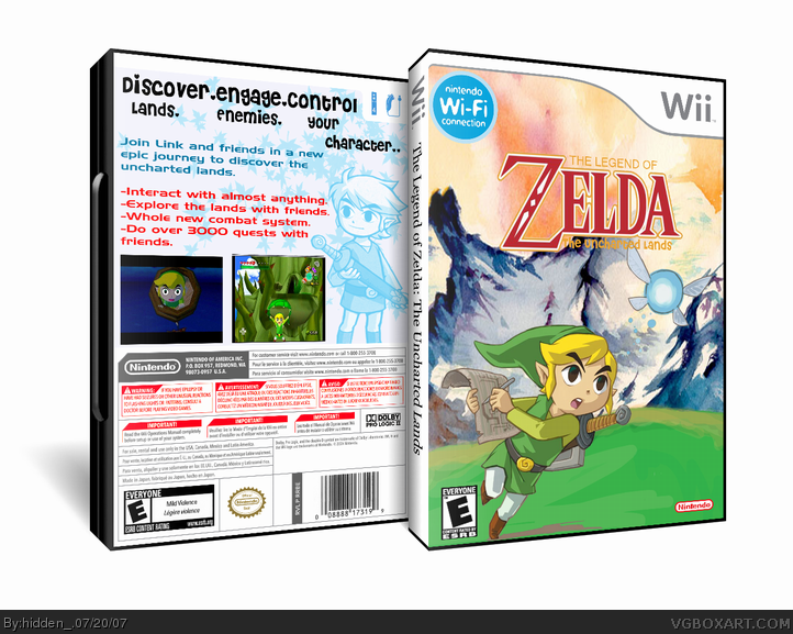 The Legend of Zelda: Uncharted Lands box cover