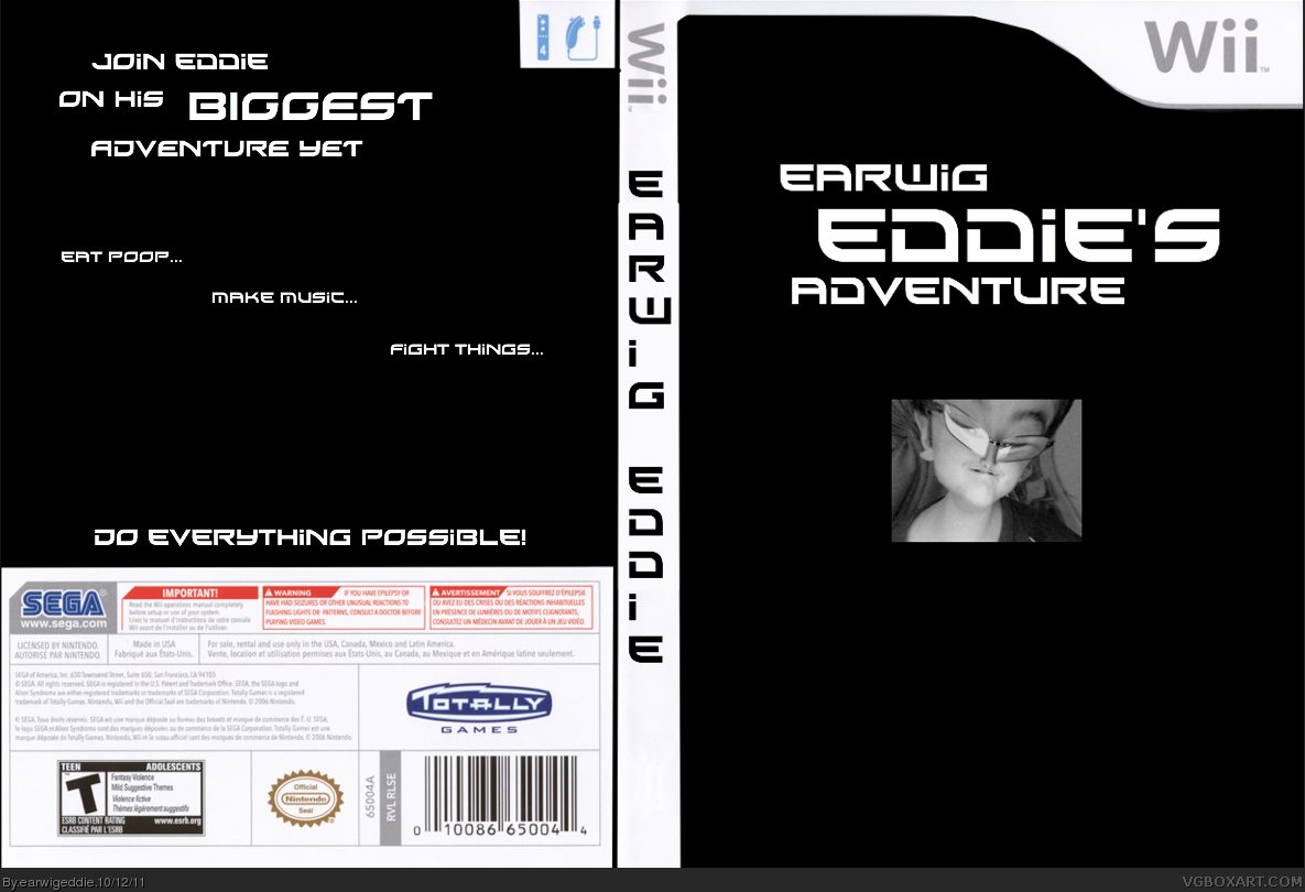 Earwig Eddie's Adventure box cover