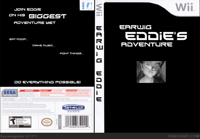 Earwig Eddie's Adventure box art cover