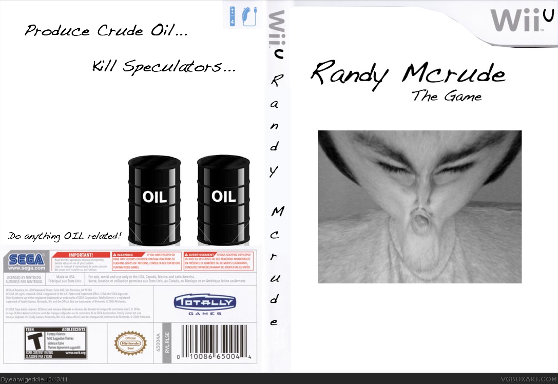 Randy Mcrude: The Game box cover
