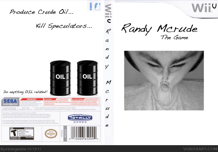 Randy Mcrude: The Game box art cover