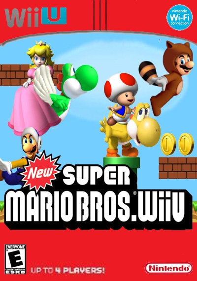 New Super Mario Bros. Wii U box cover