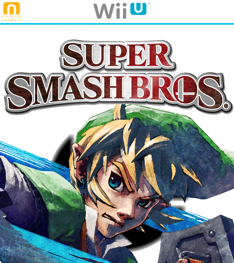 Super Smash Bros. WiiU - Zelda Edition box cover
