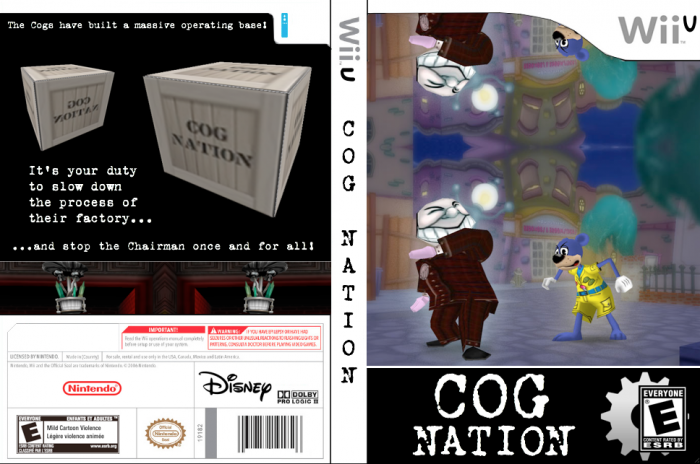 Disney's Toontown Offline: Cog Nation box art cover
