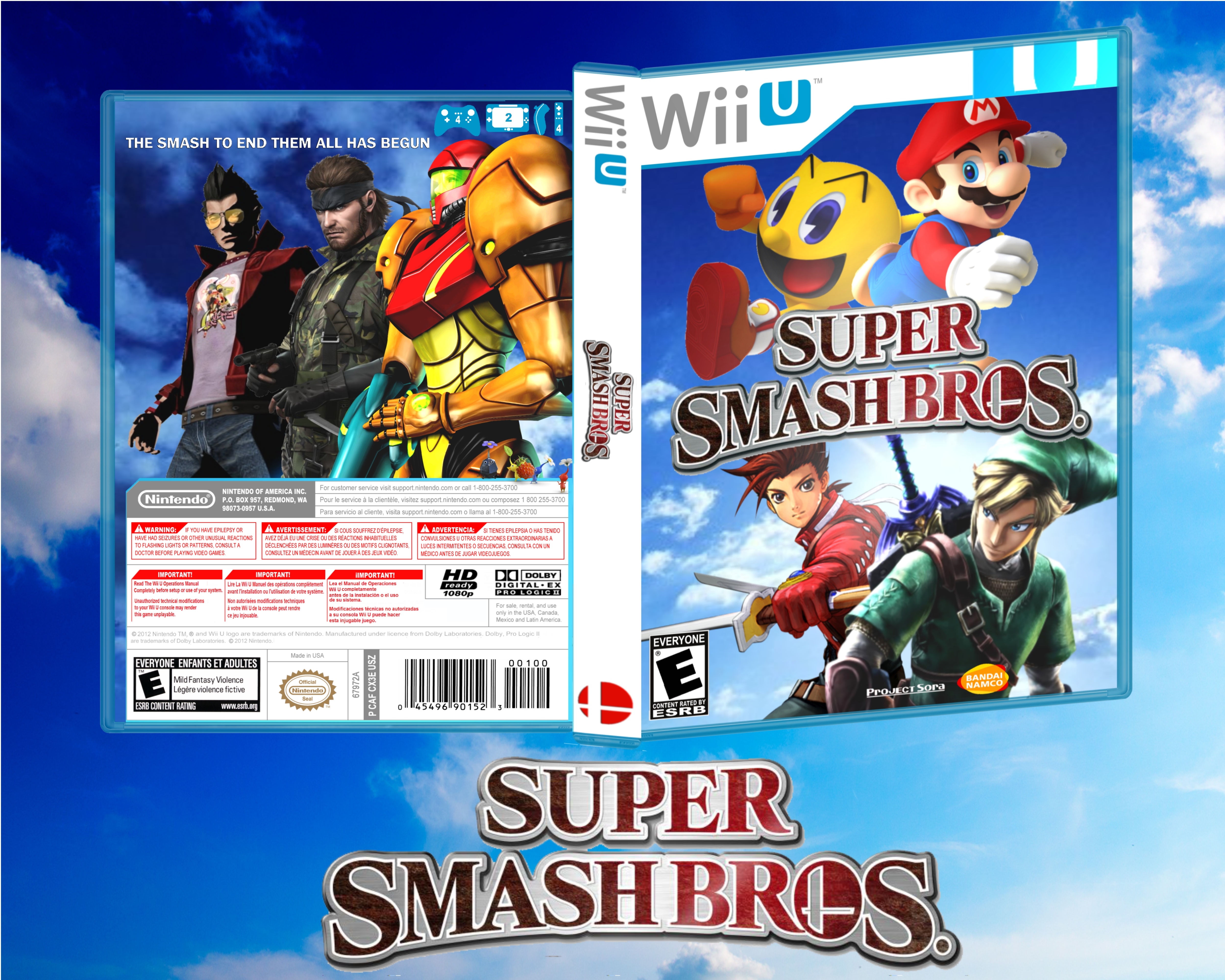 Super Smash Bros. (Wii U) box cover