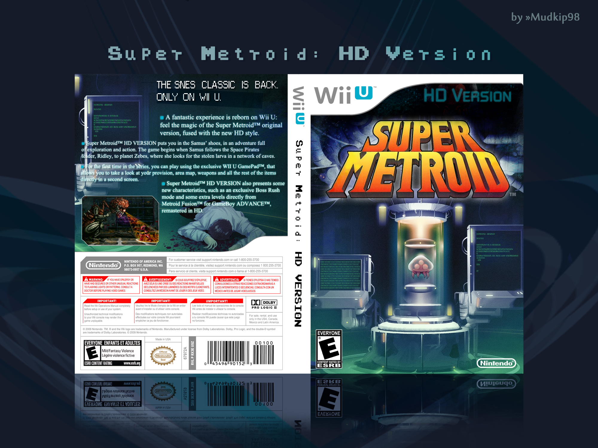 Super Metroid: HD Version box cover