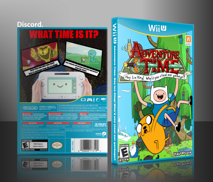 Adventure Time: Hey Ice King! W'DYSOG?! box art cover