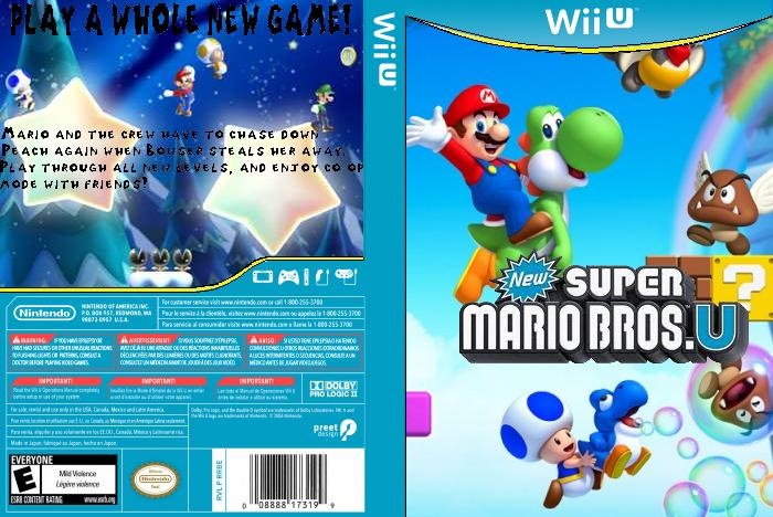 New Super Mario Bros. U box cover