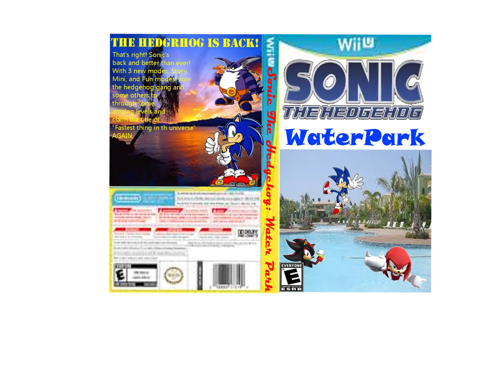 Sonic WaterPark box cover
