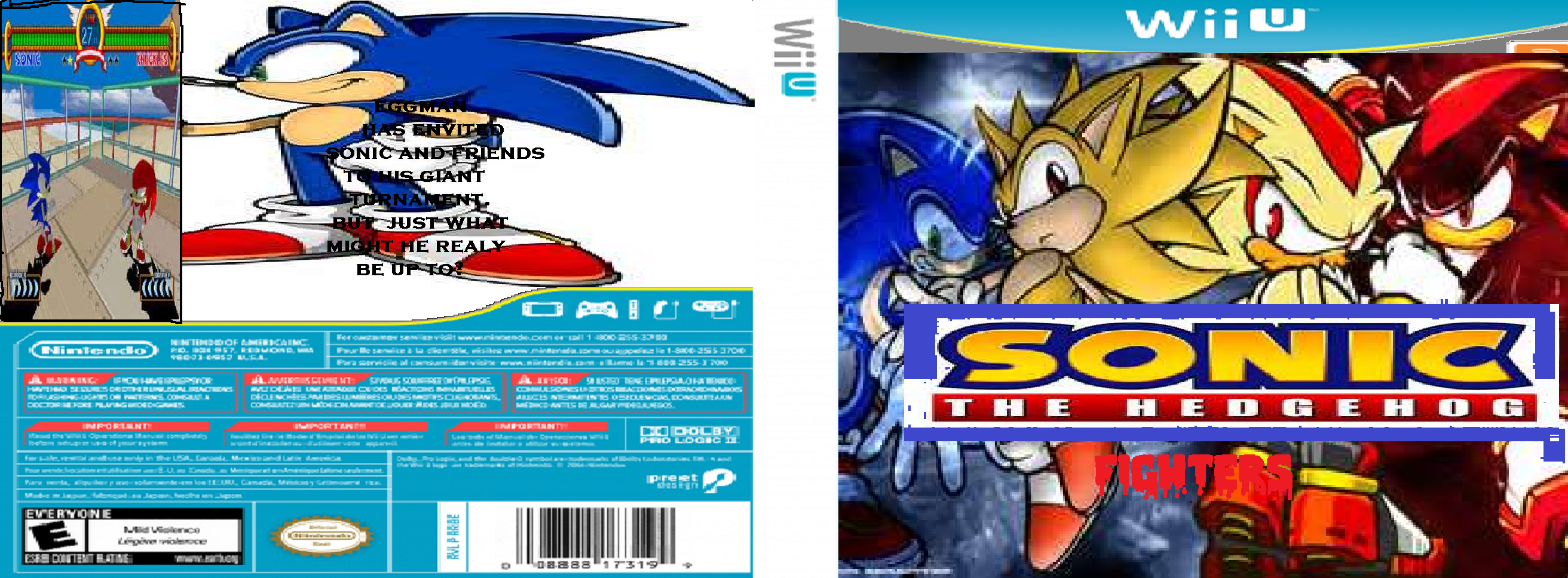 Sonic Fighters box cover