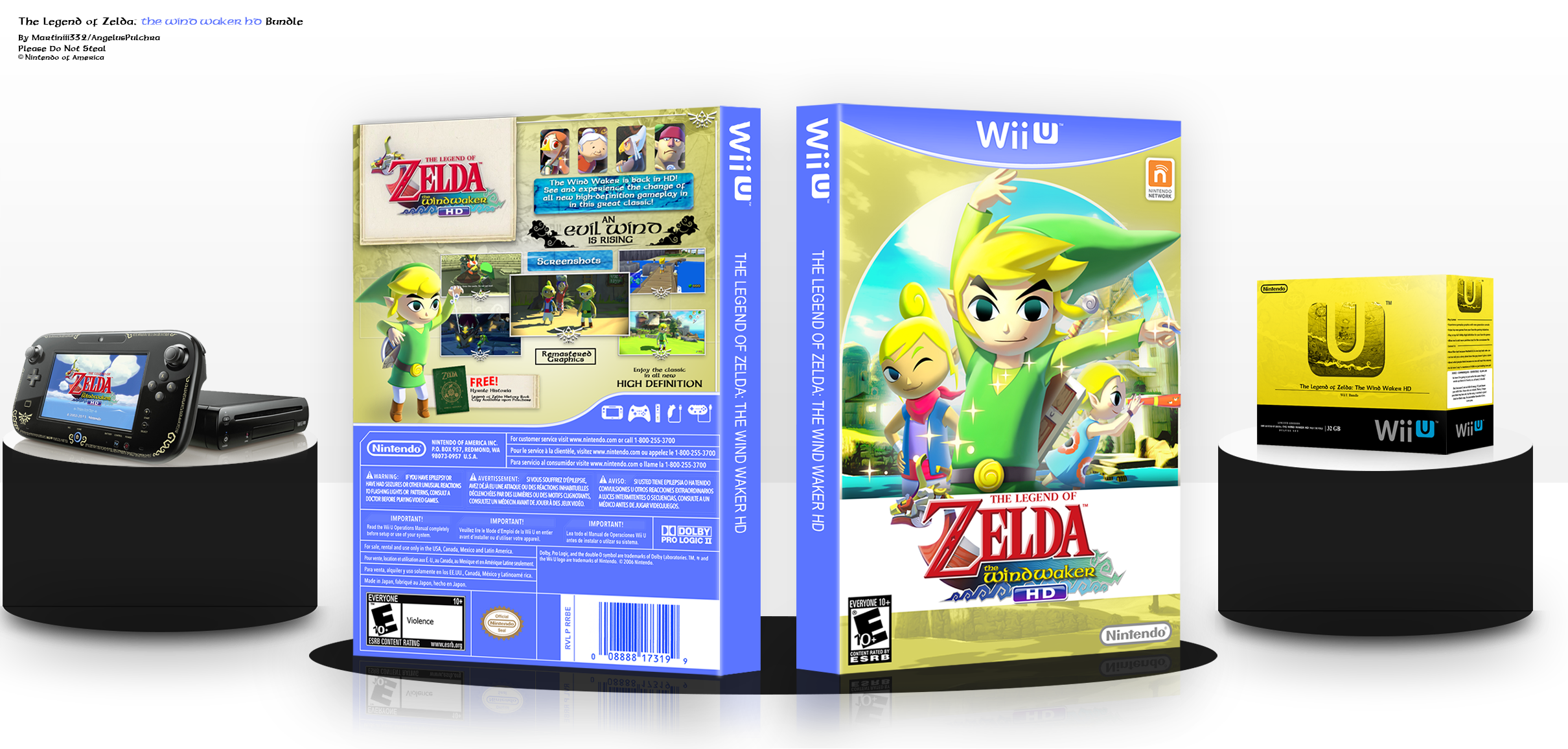 The Legend of Zelda: The Wind Waker HD Bundle box cover