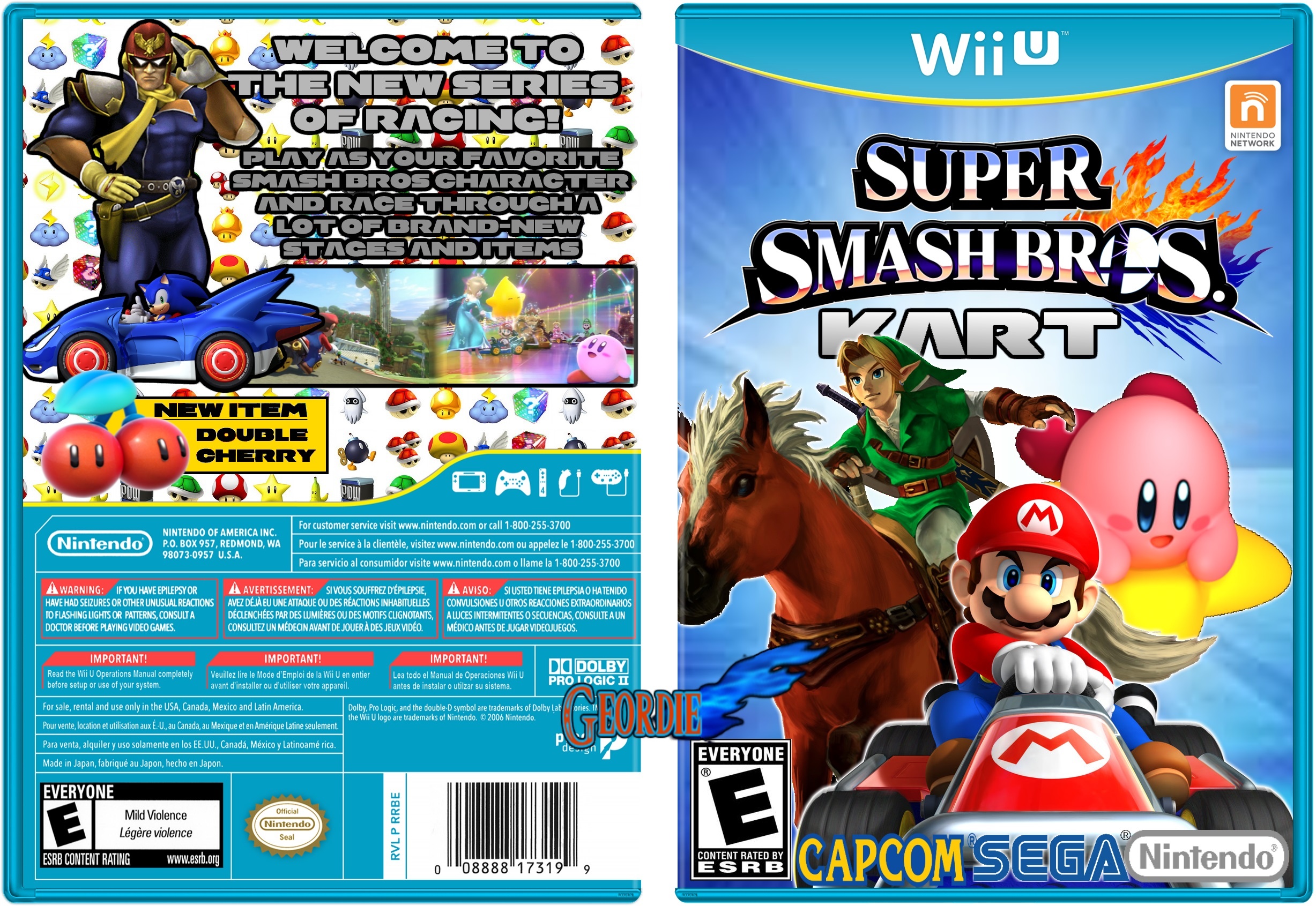 Super Smash Bros. Kart box cover