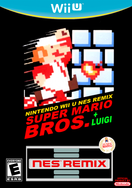 Super Mario Bros. + Luigi: NES Remix box art cover