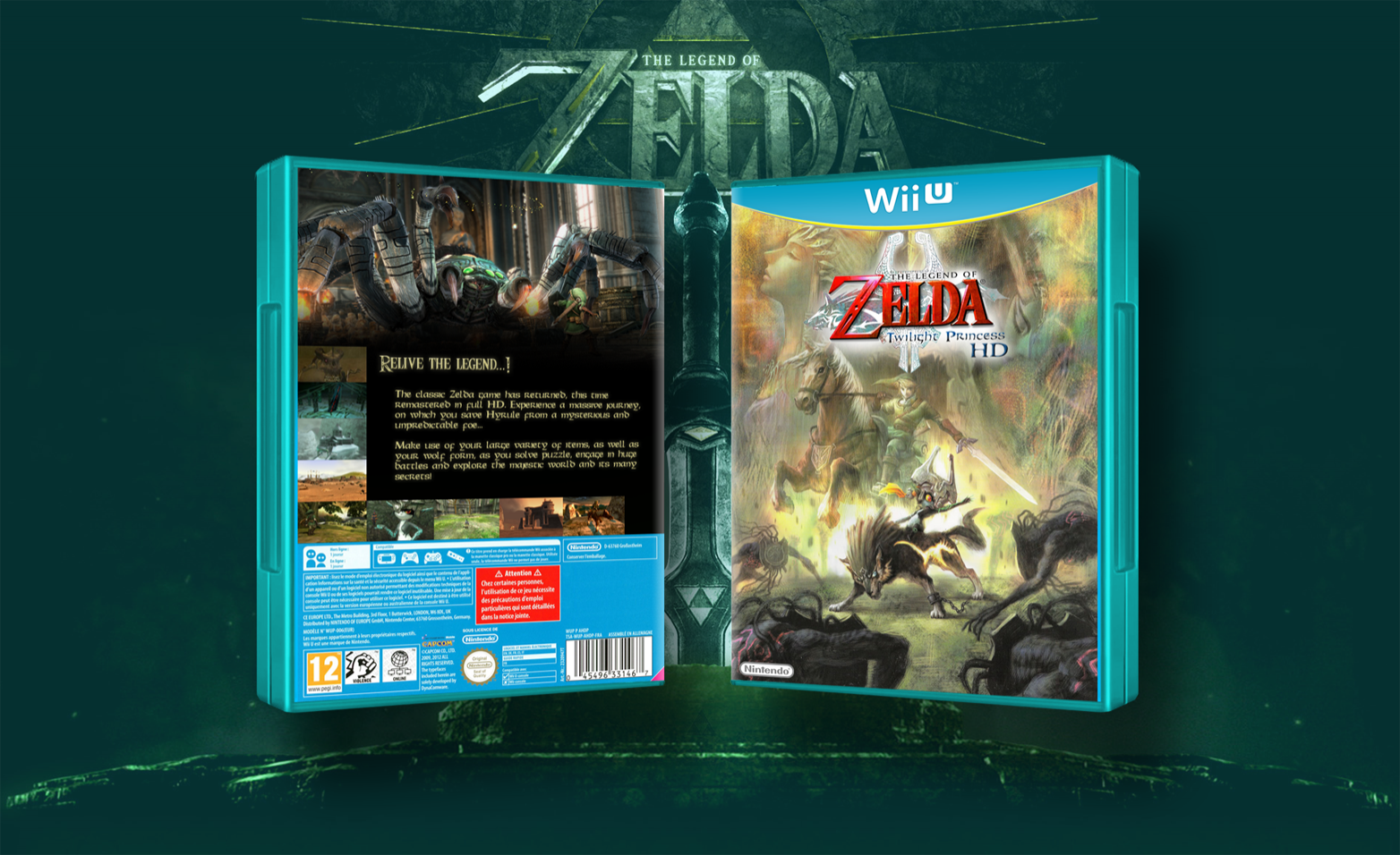 The Legend of Zelda : Twilight Princess HD box cover